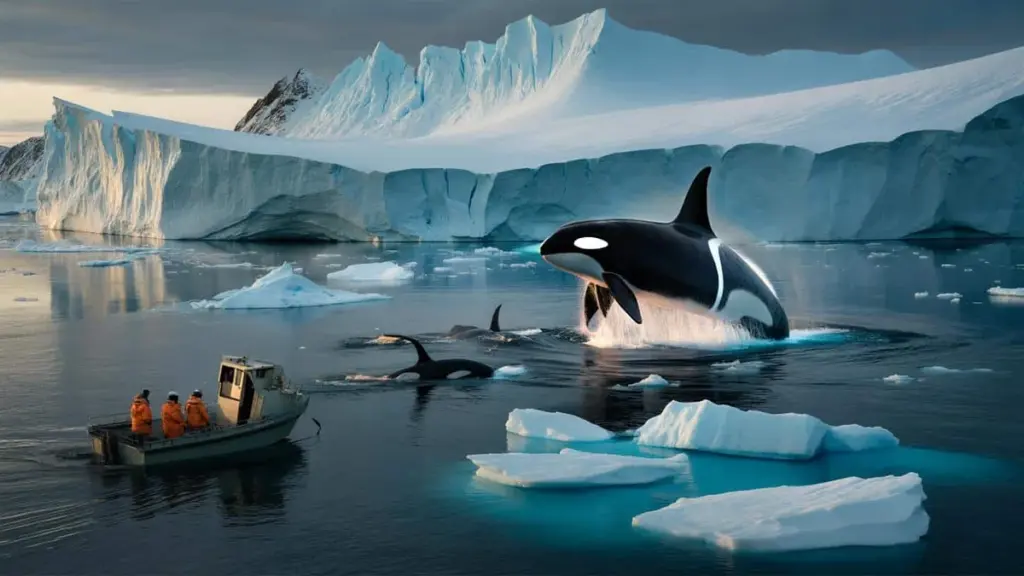 Grönland ruft Notstand aus: Orcas tauchen plötzlich dort auf, wo das Eis verschwindet