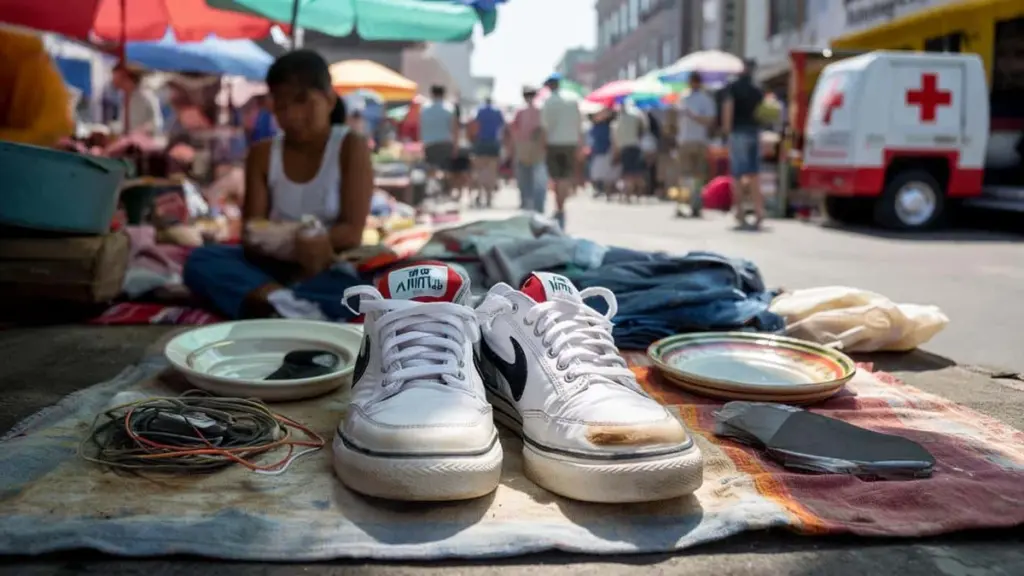Er versteckte einen AirTag in seinen Turnschuhen vor der Spende ans Rote Kreuz – was er dann auf dem Flohmarkt entdeckte, schockierte ihn