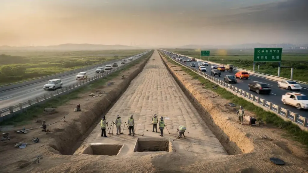 2.200 Jahre alte Kaiserstraße in China stellt unsere modernen Autobahnen in den Schatten