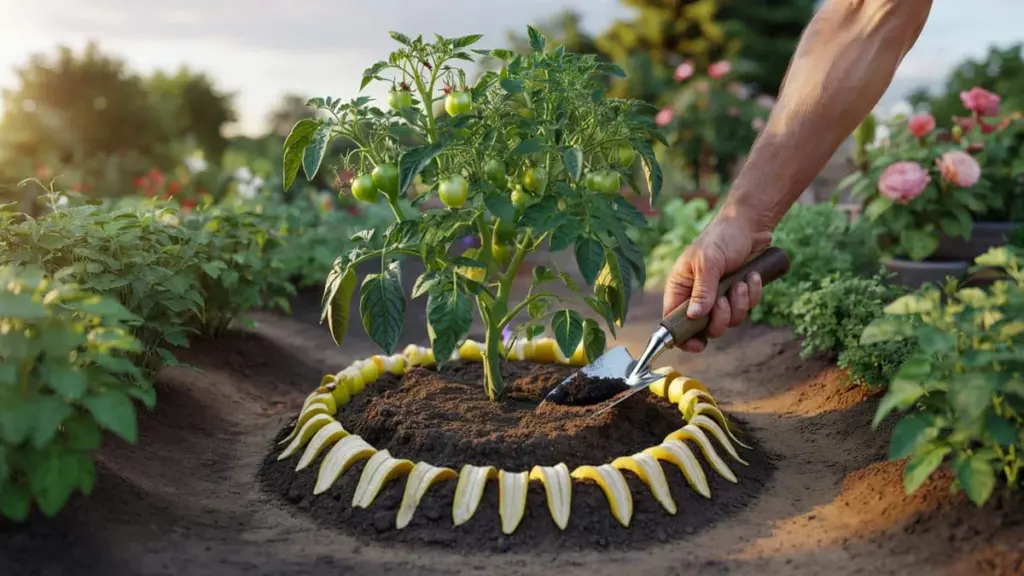 Bananenschalen im Garten: Pflanzen profitieren nur an dieser einen Stelle richtig