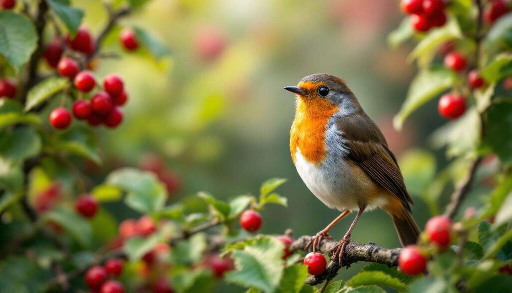 Wie Sie mit einer einfachen Frucht Ihren Garten für Rotkehlchen unwiderstehlich machen können
